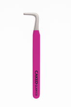 Load image into Gallery viewer, Hot Pink Fiber Grip Tweezers
